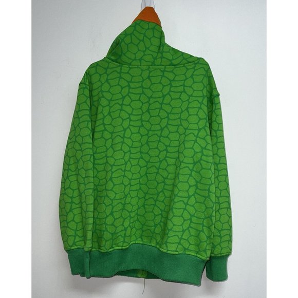 Teenage Mutant Ninja Turtles Boys Michaelangelo hooded Sweatshirt Size M 8 Mask - Picture 4 of 6